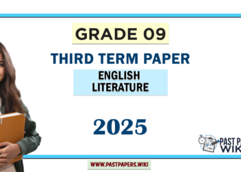 2025 Grade 09 English Literature 3rd Term Test Paper