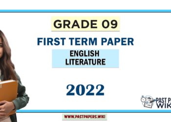 Grade 09 English Literature 1st Term Test Paper 2022