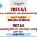 2024 A/L Electrical, Electronic and Information Technology Past Paper | English Medium
