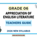 Grade 06 Appreciation of English Literature Teachers Guide | 2026 New Syllabus
