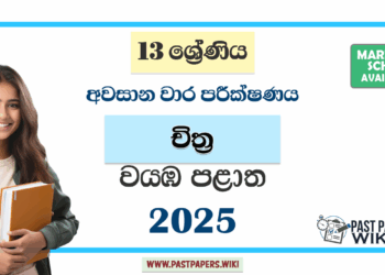 Grade 13 Art 3rd Term Test Paper 2025 | Northwestern Province