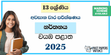 Grade 13 Dancing 3rd Term Test Paper 2025 | Northwestern Province