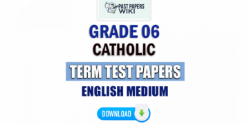 English Medium Grade 06 Catholic Term Test Papers