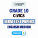 English Medium Grade 10 Civics Term Test Papers