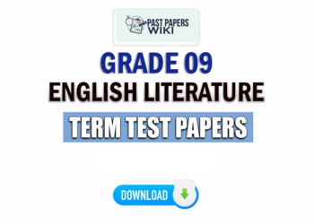 Grade 09 English Literature Term Test Papers