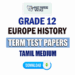 Tamil Medium Grade 12 Europe History Term Test Papers