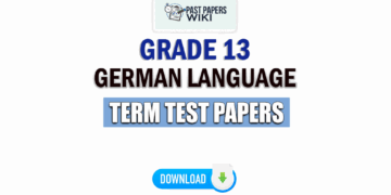 Grade 13 German Language Term Test Papers