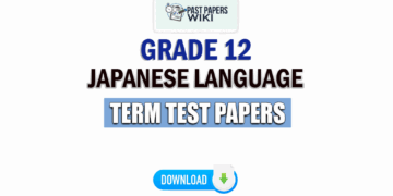 Grade 12 Japanese Language Term Test Papers