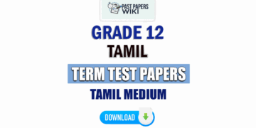 Grade 12 Tamil Term Test Papers