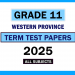 2025 Western Province Grade 11 3rd Term Test Papers