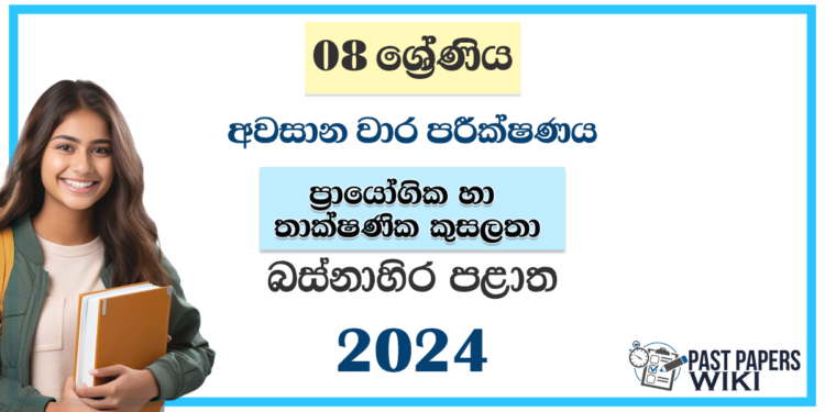 Western Province 2024 Grade 08 PTS 3rd Term Test Paper