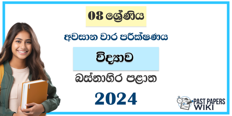 Western Province 2024 Grade 08 Science 3rd Term Test Paper