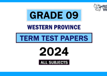 2024 Western Province Grade 09 3rd Term Test Papers