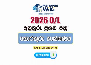 2026 O/L Information And Communication Technology Model Papers with Answers