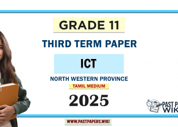 Tamil Medium 2025 Grade 11 ICT 3rd Term Test Paper North Western Province