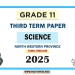 Tamil Medium 2025 Grade 11 Science 3rd Term Test Paper North Western Province