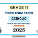 Tamil Medium 2025 Grade 11 Catholic 3rd Term Test Paper North Western Province