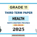 Tamil Medium 2025 Grade 11 Health 3rd Term Test Paper North Western Province