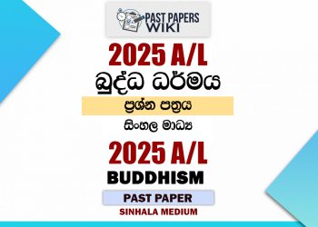 2025 A/L Buddhism Paper | Sinhala Medium