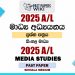 2025 A/L Media Paper | Sinhala Medium