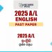 2025 A/L English Paper