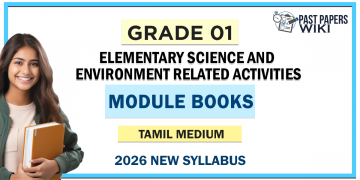 Grade 01 Elementary Science and ERA Module Books Tamil Medium