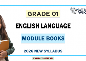Grade 01 English Language Module Books | 2026 New Syllabus