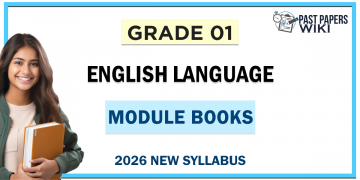 Grade 01 English Language Module Books | 2026 New Syllabus