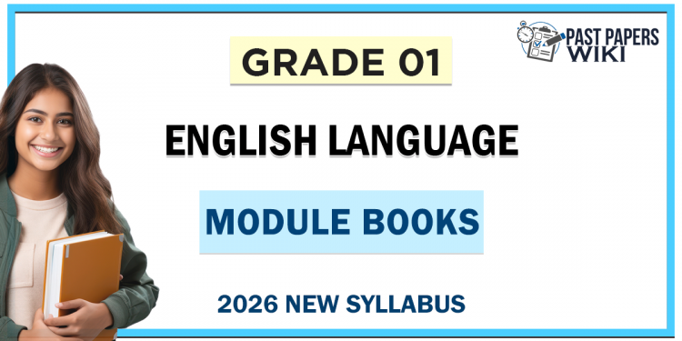 Grade 01 English Language Module Books | 2026 New Syllabus