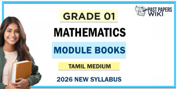 Grade 01 Mathematics Module Books Tamil Medium