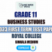 Royal College 2023 Grade 11 Business Studies 1st Term Test Paper