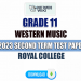 Royal College 2023 Grade 11 Western Music 2nd Term Test Paper