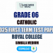 Royal College 2025 Grade 06 Catholic 1st Term Test Paper