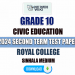 Royal College 2024 Grade 10 Civic Education 2nd Term Test Paper