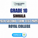 Royal College 2024 Grade 10 Sinhala 2nd Term Test Paper