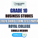 Royal College 2024 Grade 10 Business Studies 3rd Term Test Paper