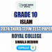 Royal College 2024 Grade 10 Islam 3rd Term Test Paper