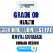 Royal College 2023 Grade 09 Health 3rd Term Test Paper