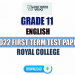 Royal College 2022 Grade 11 English 1st Term Test Paper