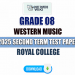 Royal College 2025 Grade 08 Western Music 2nd Term Test Paper