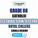 Royal College 2023 Grade 08 Catholic 3rd Term Test Paper