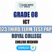 Royal College 2023 Grade 08 ICT 3rd Term Test Paper(English Medium)