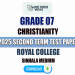 Royal College 2025 Grade 07 Christianity 2nd Term Test Paper