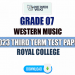 Royal College 2023 Grade 07 Western Music 3rd Term Test Paper