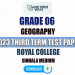 Royal College 2023 Grade 06 Geography 3rd Term Test Paper