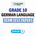 Grade 10 German Term Test Papers