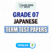 Grade 07 Japanese Term Test Papers