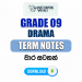 Grade 09 Drama Term Notes | වාර සටහන්