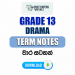 Grade 13 Drama Term Notes | වාර සටහන්
