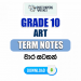 Grade 10 Art Term Notes | වාර සටහන්